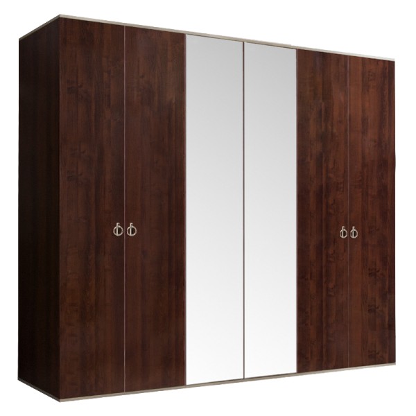 Шкаф шестидверный с зеркалами Римини