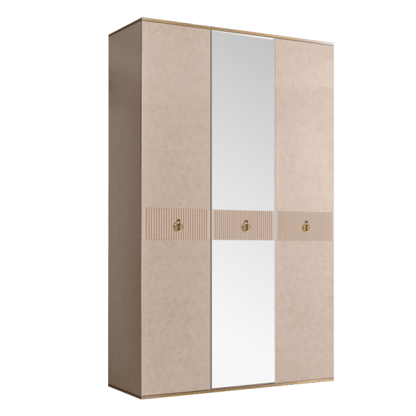 Шкаф трёхдверный с зеркалом Римини Соло