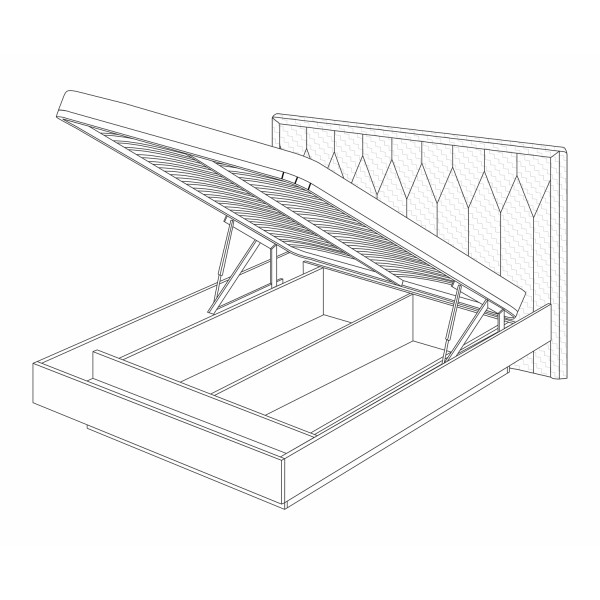 Кровать-10 с подъемным механизмом Капри 1800 Распродажа