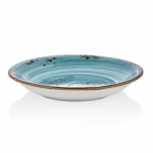 Тарелка глубокая  "Infinity" 21см. 500мл фарфор By Bone