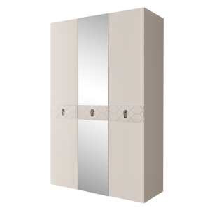 Шкаф трёхдверный с зеркалом Bogemia-Farfalle