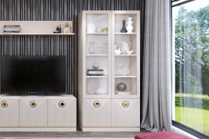 Шкаф-витрина двухдверный КАПРИ