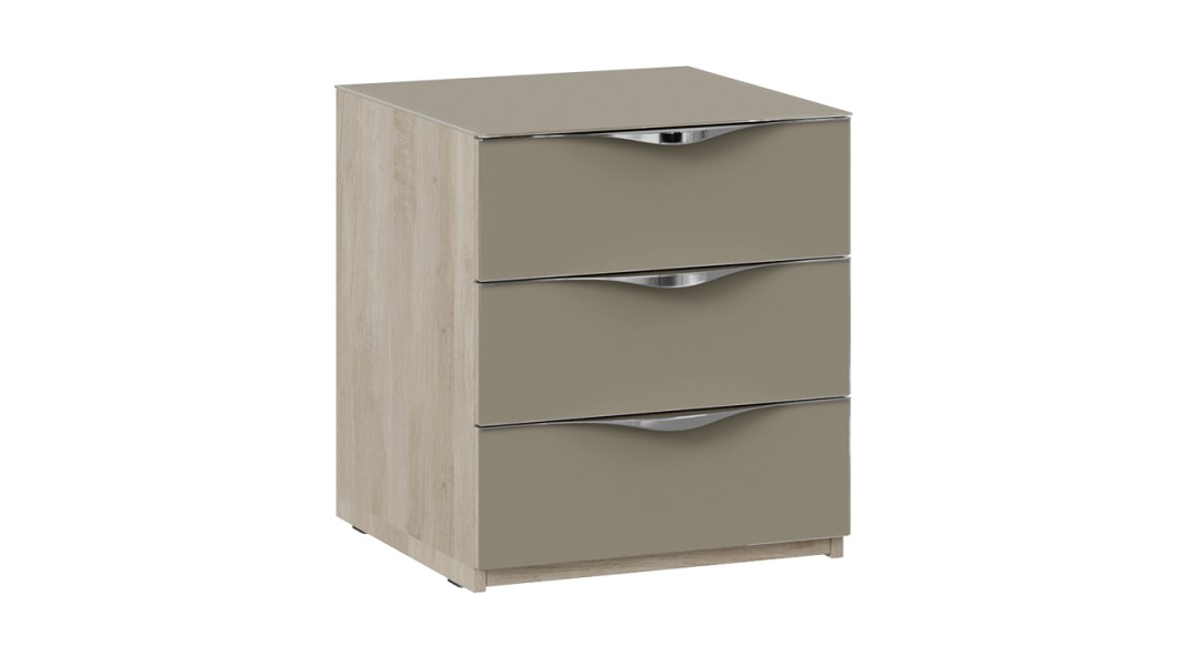 Тумба прикроватная 3 ящика Глосс