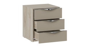 Тумба прикроватная 3 ящика Глосс