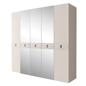 Шкаф пятидверный с зеркалами Bogemia-Farfalle