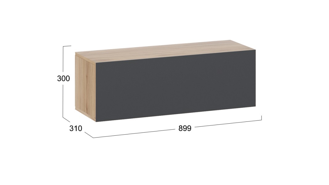 Шкаф навесной Глосс