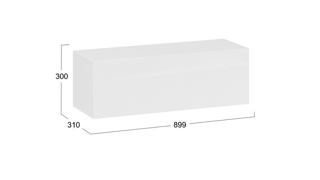 Шкаф навесной Глосс