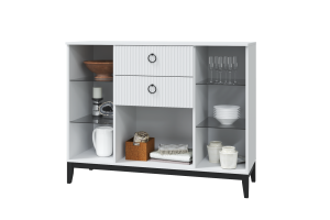 Комод с 2 стекл. дв. Шарлиз