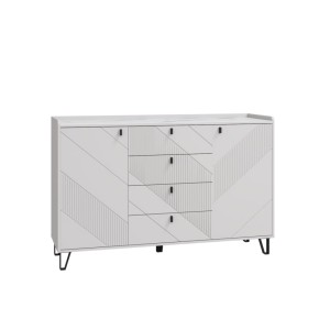 Комод с 2 дверками и 4 ящиками Кашемир