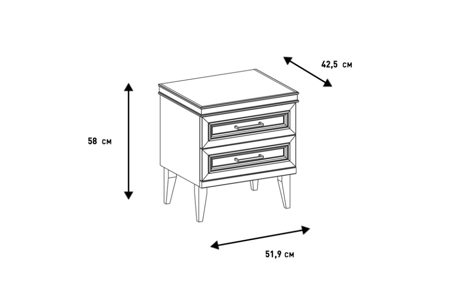 Тумба прикроватная Орландо