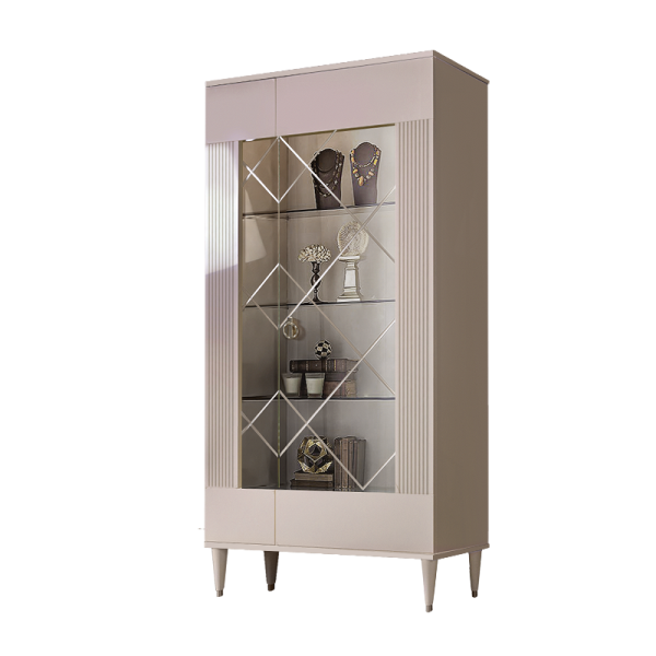 Шкаф-витрина 2-створчатая правая Римини Соло