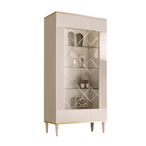 Шкаф-витрина 2-створчатая левая Римини Соло