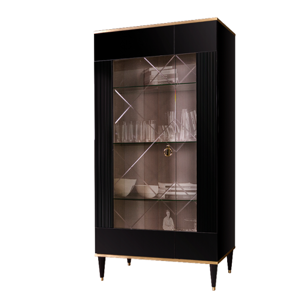 Шкаф-витрина 2-створчатая левая Римини Соло