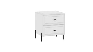 Тумба прикроватная «Пандора» - 414.005.000 Белый снег, Белый матовый