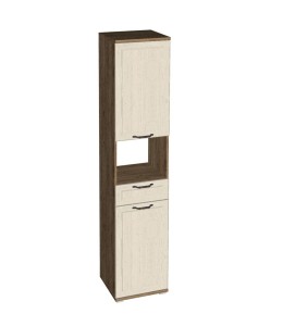 Шкаф двухдверный с ящиком 0,45м P45.1 Катрин