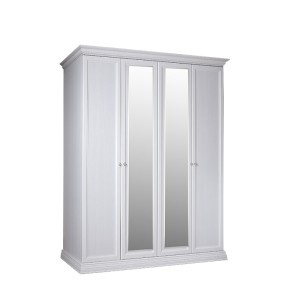 Шкаф четырёхдверный с зеркалами Амели