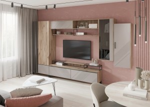 Шкаф-витрина навесной (мод.7) Кенди